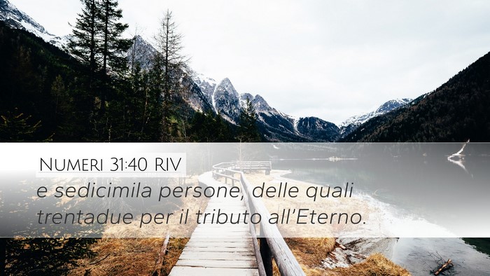 Numeri 31:40 RIV Desktop Wallpaper - e sedicimila persone, delle quali trentadue per - Desktop Bible Verse Wallpaper