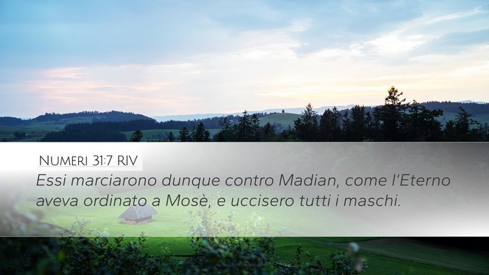 Numeri 31:7 RIV Bible Verse Image
