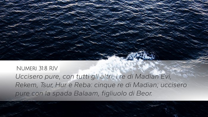 Numeri 31:8 RIV Bible Verse Image