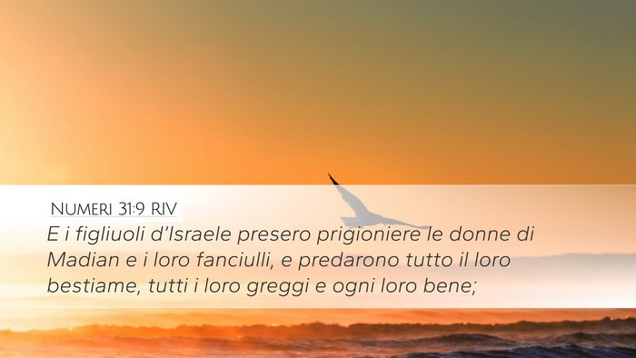 Numeri 31:9 RIV Bible Verse Image