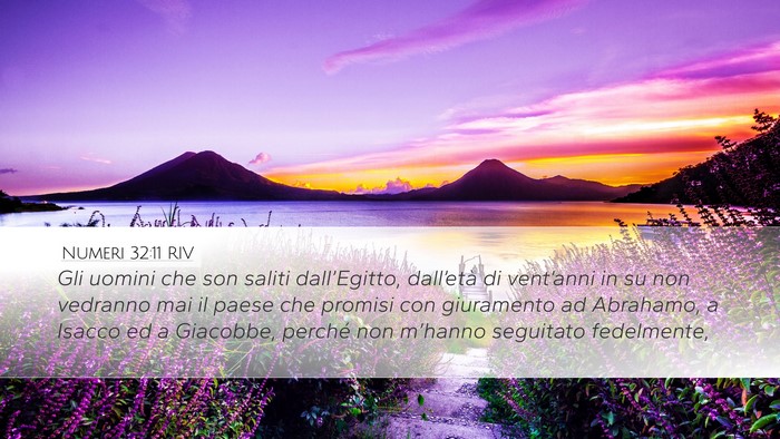 Numeri 32:11 RIV Desktop Wallpaper - Gli uomini che son saliti dall’Egitto, - Desktop Bible Verse Wallpaper