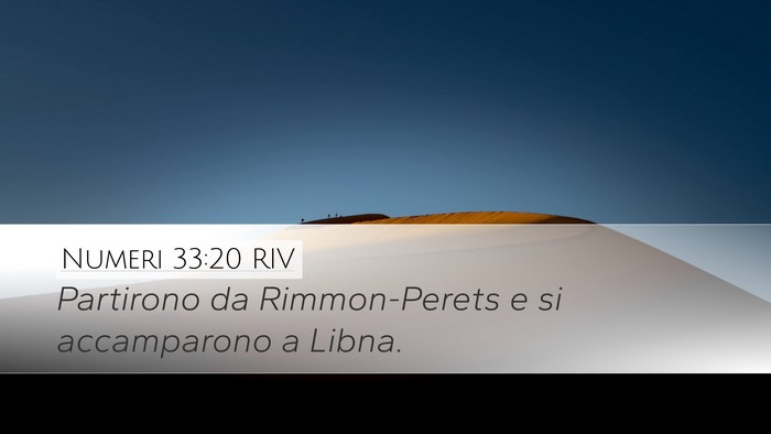 Numeri 33:20 RIV Bible Verse Image
