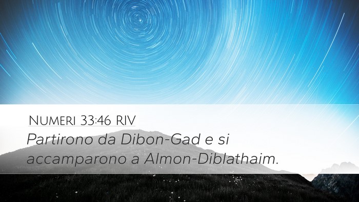 Numeri 33:46 RIV Desktop Wallpaper - Partirono da Dibon-Gad e si accamparono a - Desktop Bible Verse Wallpaper