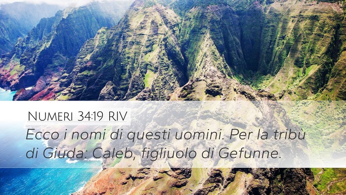 Numeri 34:19 RIV Bible Verse Image