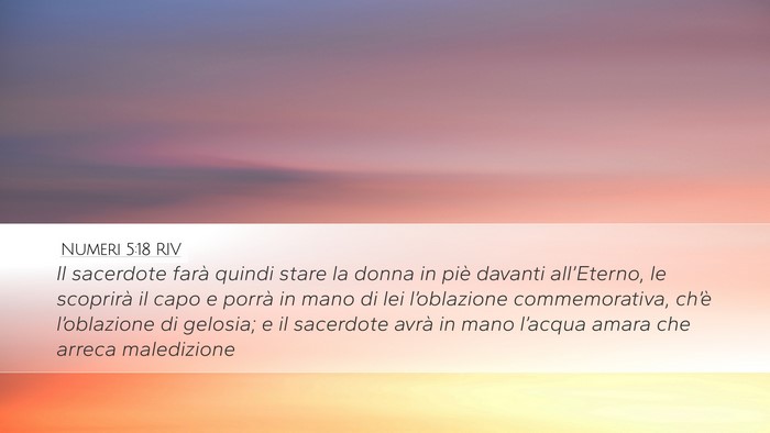 Numeri 5:18 RIV Bible Verse Image