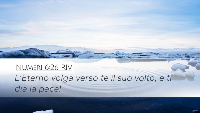 Numeri 6:26 RIV Bible Verse Image