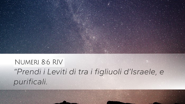 Numeri 8:6 RIV Bible Verse Image