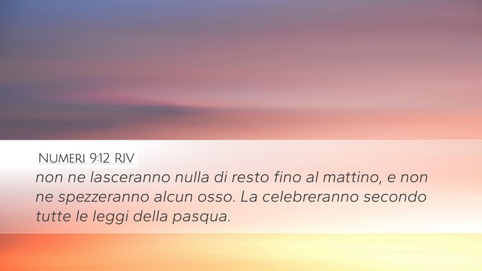 Numeri 9:12 RIV Bible Verse Image