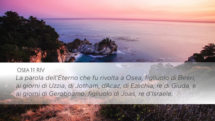 Osea 1:1 RIV Bible Verse Image