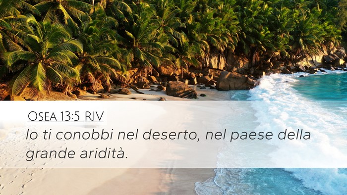 Osea 13:5 RIV Bible Verse Image