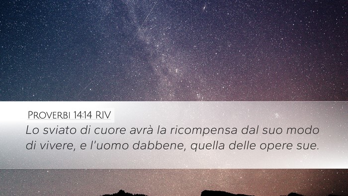 Proverbi 14:14 RIV Bible Verse Image