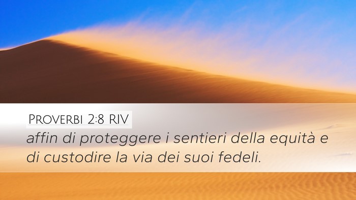 Proverbi 2:8 RIV Bible Verse Image