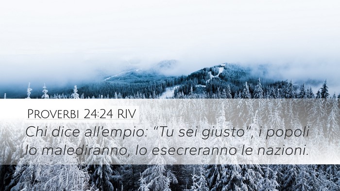Proverbi 24:24 RIV Bible Verse Image