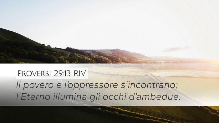 Proverbi 29:13 RIV Bible Verse Image