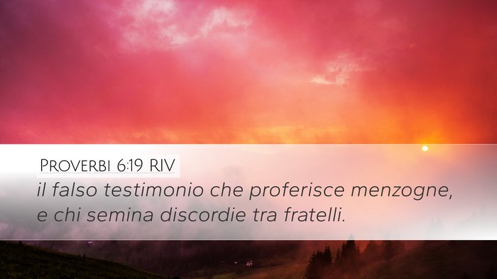 Proverbi 6:19 RIV Bible Verse Image