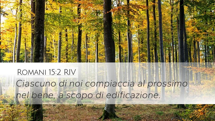 Romani 15:2 RIV Bible Verse Image