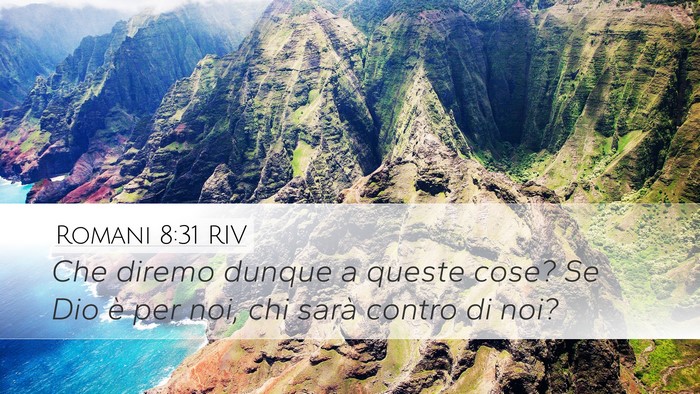 Romani 8:31 RIV Bible Verse Image