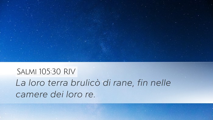 Salmi 105:30 RIV Bible Verse Image