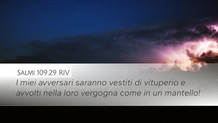 Salmi 109:29 RIV Bible Verse Image