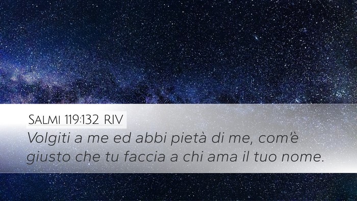 Salmi 119:132 RIV Bible Verse Image