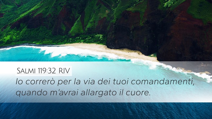 Salmi 119:32 RIV Bible Verse Image