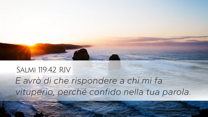 Salmi 119:42 RIV Bible Verse Image