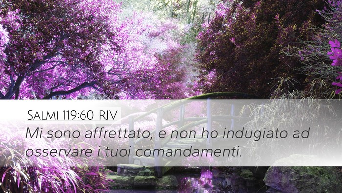 Salmi 119:60 RIV Bible Verse Image