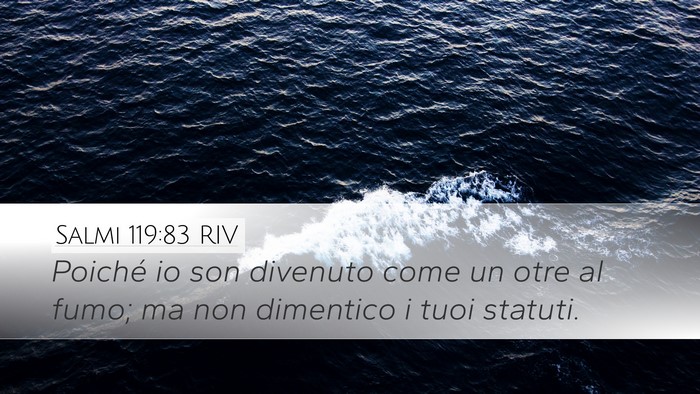 Salmi 119:83 RIV Bible Verse Image