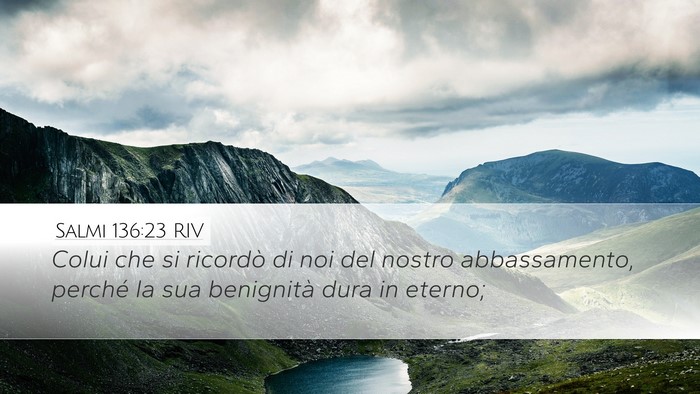 Salmi 136:23 RIV Bible Verse Image