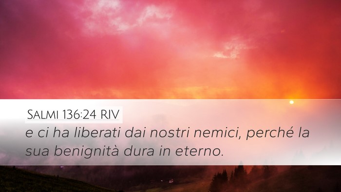 Salmi 136:24 RIV Bible Verse Image