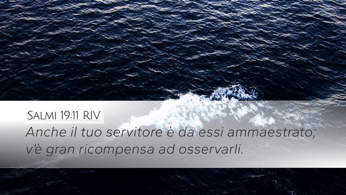 Salmi 19:11 RIV Bible Verse Image