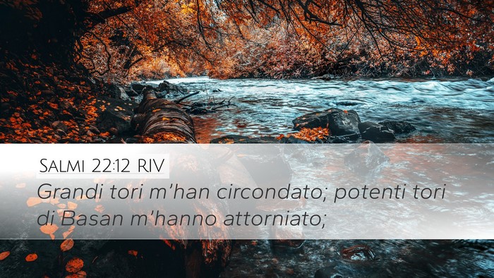 Salmi 22:12 RIV Bible Verse Image