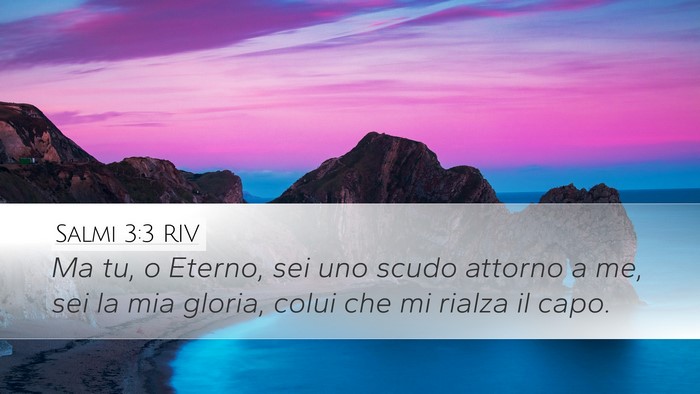 Salmi 3:3 RIV Bible Verse Image