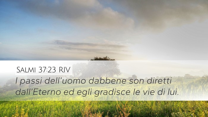 Salmi 37:23 RIV Bible Verse Image