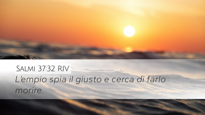 Salmi 37:32 RIV Bible Verse Image