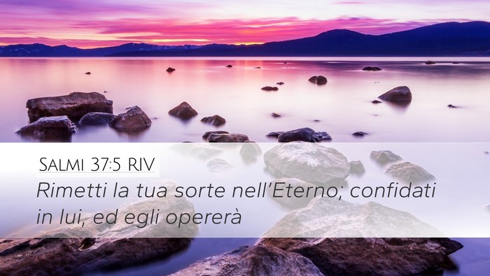 Salmi 37:5 RIV Bible Verse Image
