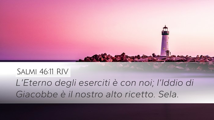 Salmi 46:11 RIV Bible Verse Image