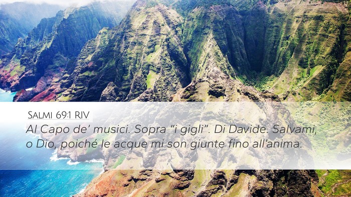 Salmi 69:1 RIV Bible Verse Image