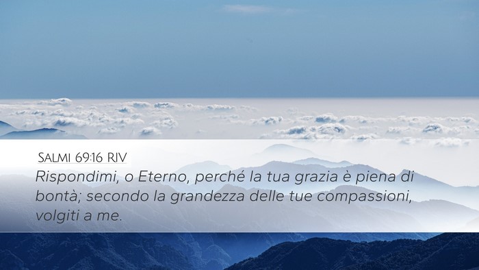Salmi 69:16 RIV Bible Verse Image