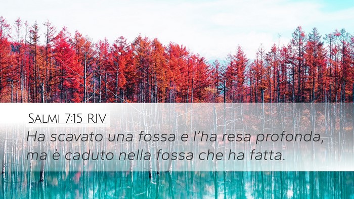 Salmi 7:15 RIV Bible Verse Image