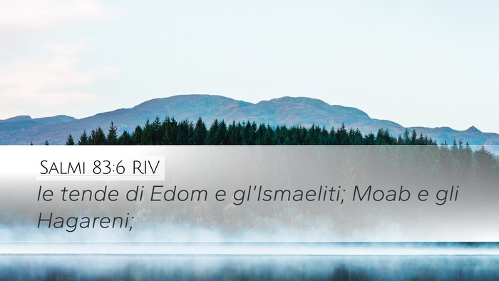 Salmi 83:6 RIV Bible Verse Image