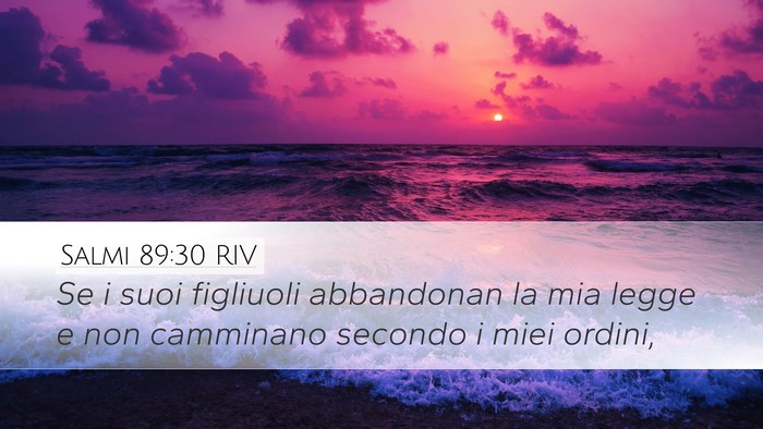Salmi 89:30 RIV Bible Verse Image