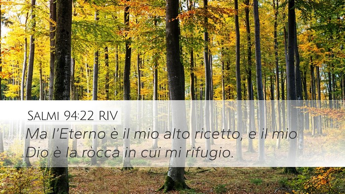 Salmi 94:22 RIV Bible Verse Image