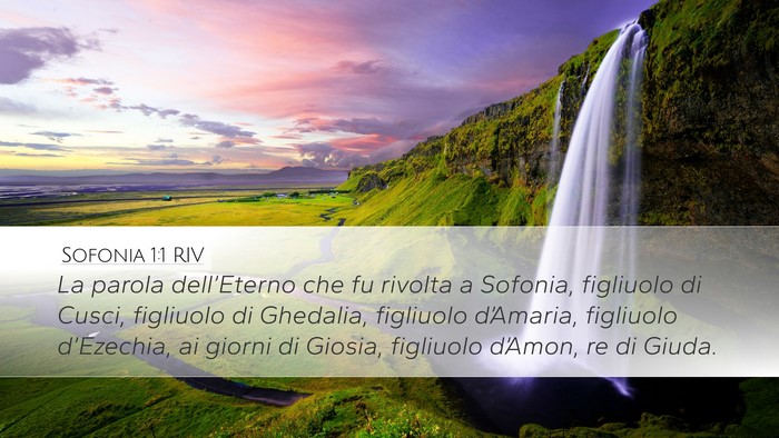 Sofonia 1:1 RIV Desktop Wallpaper - La parola dell’Eterno che fu rivolta a Sofonia, - Desktop Bible Verse Wallpaper