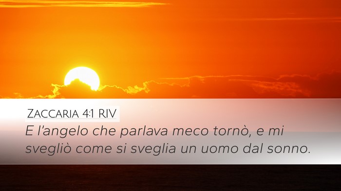 Zaccaria 4:1 RIV Bible Verse Image