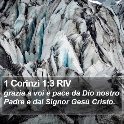 1 Corinzi 1:3 RIV Bible Verse Image