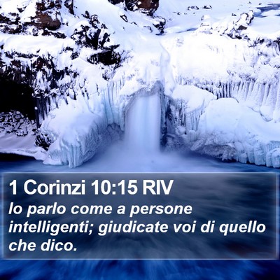 1 Corinzi 10:15 RIV Bible Verse Image