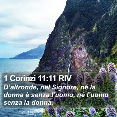 1 Corinzi 11:11 RIV Bible Verse Image