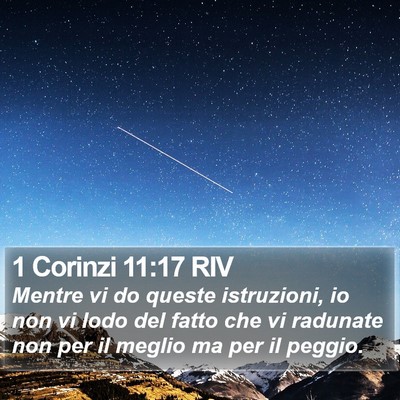 1 Corinzi 11:17 RIV Bible Verse Image