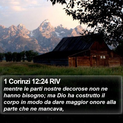 1 Corinzi 12:24 RIV Bible Verse Image